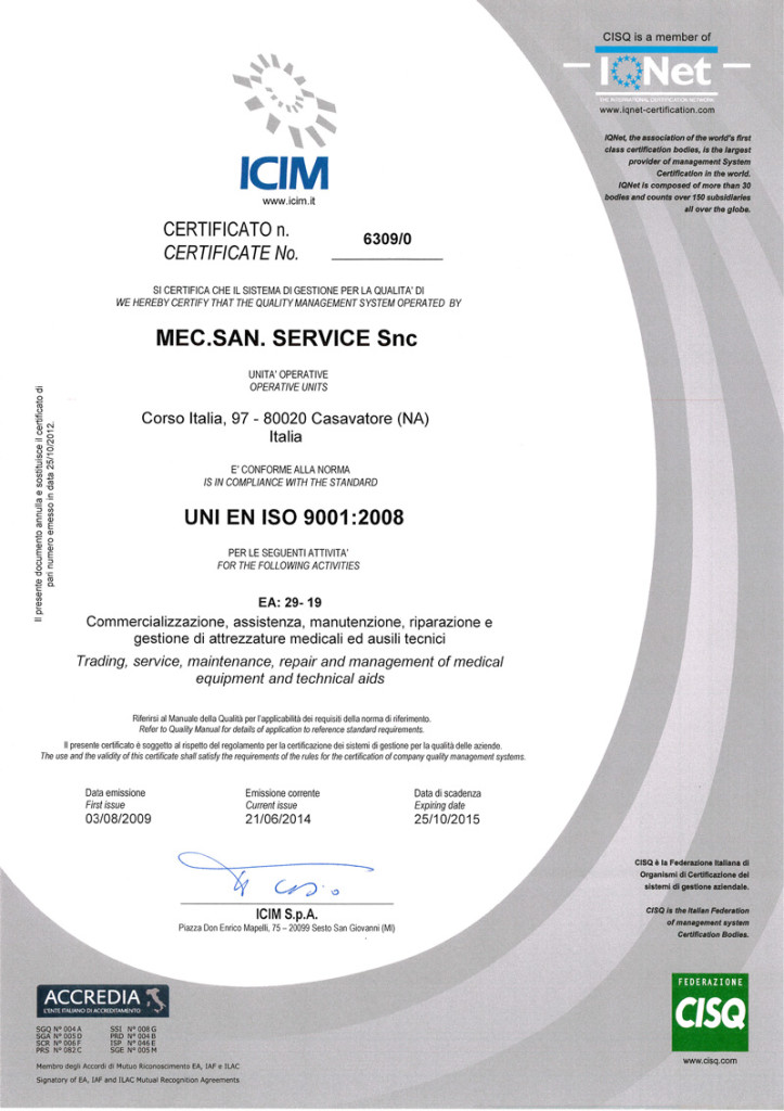 MecSan-Service-ISO-9001